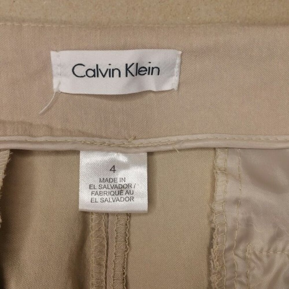 Calvin Klein Tan Khaki Pants Size 4 Short - Picture 4 of 9